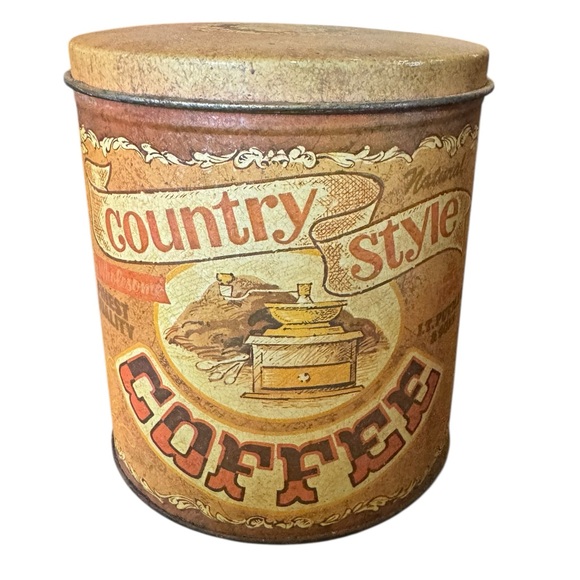 Vintage Country Style Coffee Tin - Picture 6 of 9